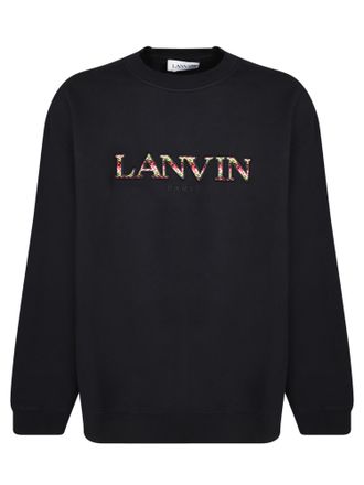 Lanvin Black Cotton Sweatshirt