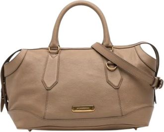 Burberry Pre-owned Handbags, female, Brown, Size: ONE SIZE Pre-owned Vintage Handbag