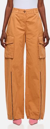 Stella McCartney Beige FRONT ZIP CARGO PANT
