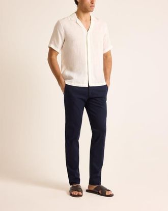 Orlebar Brown Fallon Stretch-Cotton Tailored Fit Stretch-Cotton Chinos in Dark Navy at Nordstrom, Size 30