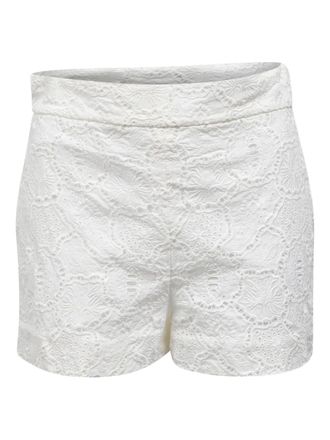 Dior Shorts met bloemenprint - Wit