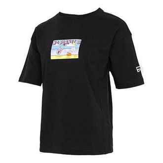 Puma (WMNS) PUMA Downtown Graphic Tee Black 531438-01