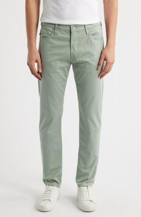 AG - Adriano Goldschmied Tellis Airluxe Commuter Performance Sateen Pants in Matcha Latte at Nordstrom, Size 30 X 34