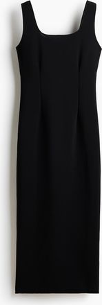 H&M Kleid mit Abnähern - Schwarz