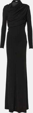 FFORME Joy pleated jersey maxi dress