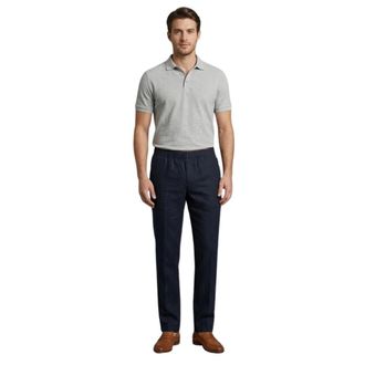 Conte Of Florence Broeken, Heren, Blauw, S, Linnen, Conte Of Florence Chinobroek 6547U008B044