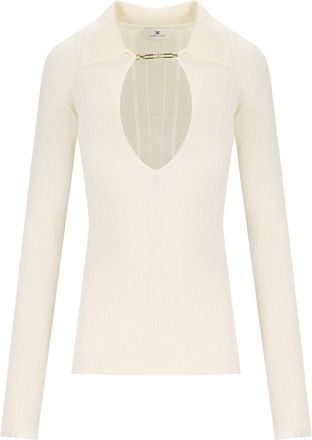 Elisabetta Franchi MAGLIA POLO MILK ELISABETTA FRANCHI