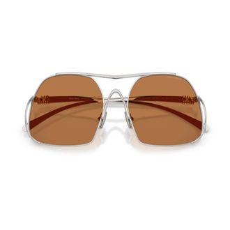 Miu Miu Sunglasses, unisex, Gray, Size: 57 MM Mua55S Sunglasses