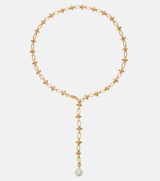 Pucci Faux pearl chain necklace