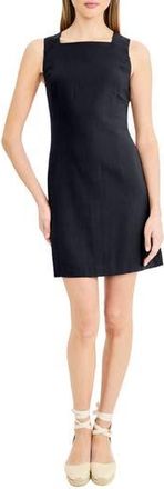 Donna Morgan Square Neck Sleeveless Minidress in Black at Nordstrom Rack, Size 12