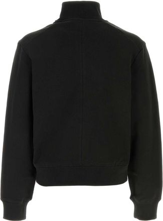Entire studios Mens Port Pullover Sweatshirt Black Cotton
