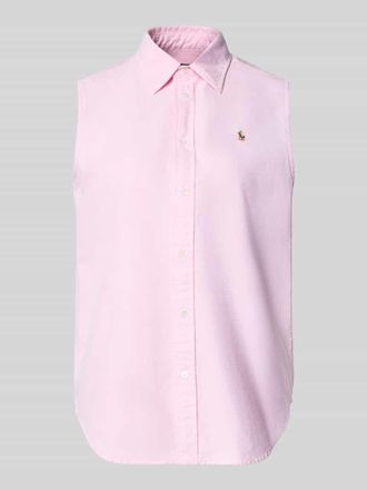 Polo Ralph Lauren Relaxed Fit Hemdbluse aus reiner Baumwolle in Pink, Gr&ouml;&szlig;e XL