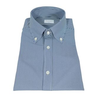 Xacus Active Shirt 81619002 - Heren - Zakelijke Overhemden - Blauw - 4XL - Overhemden