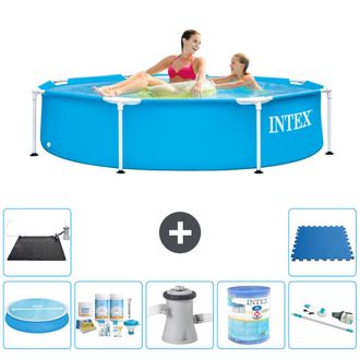 Intex Piscina Con Estructura Redonda - 244x51 Cm - 7-piezas S31458