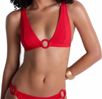 Aubade Womens Summer Essence Triangle Bra In Fire