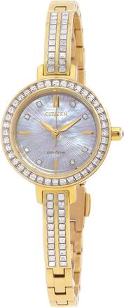 Citizen Silhouette Crystal Eco-Drive Ladies Watch EM0862-56D