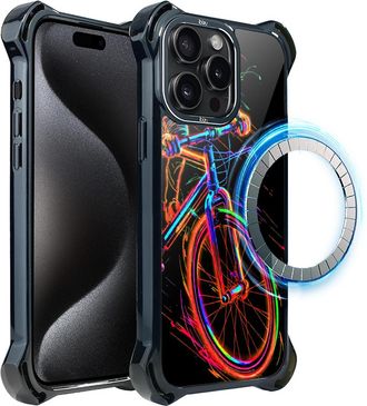 OEM Funda Ibizu Dropguard Ultra Para Iphone 15 Pro Max Con Magsafe, Electromove, Resistente A Las Vibraciones De La Bicicleta