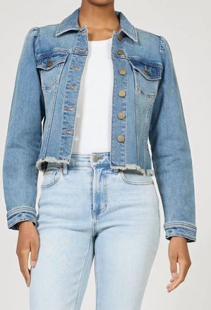 Dear John Denim Roselyn Denim Jacket In Vintage Flow