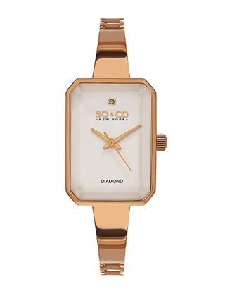 SO & CO So & Co Womens Madison Diamond Watch