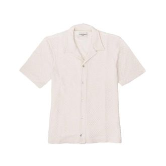 Officine G&eacute;n&eacute;rale Kai Polo - male - Officine G&eacute;n&eacute;rale - Short Sleeve Shirts - White - L - Shirts