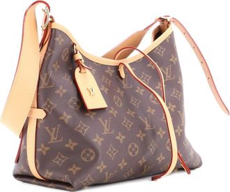 Louis Vuitton CarryAll Monogram Canvas PM hobo bag - Bruin