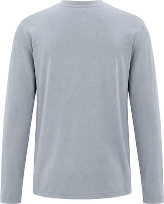 HUGO BOSS Cotton-Rich Crew Neck Sweatshirt - Gray
