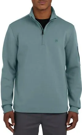 DKNY Noah Quarter Zip Sweater in Willow at Nordstrom Rack, Size Small