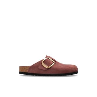 Birkenstock Schoenen, Dames, Roze, 38 EU, Leer, Boston Big Buckle