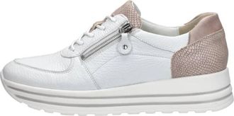 Waldl&auml;ufer H-Lana - Dames - Sneakers - Wit - 38 1/2 EU - Leer - Schoenen