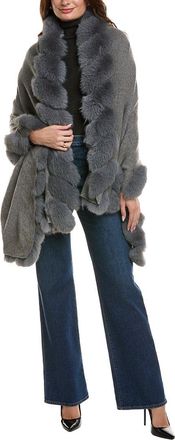 La Fiorentina Fringe Wool Wrap