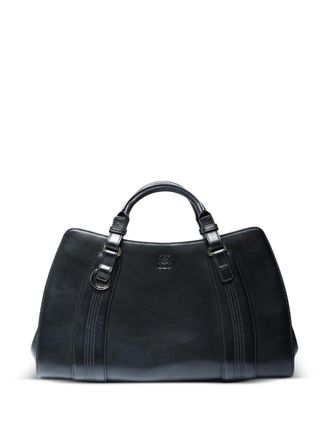 Loewe 2000-2005 Anagram handbag - women - Leather - One Size - Black