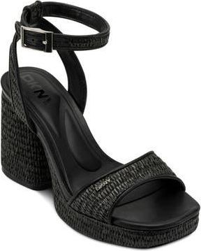 DKNY Scotia Ankle Strap Sandal in Black at Nordstrom Rack, Size 7.5