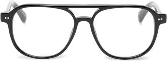 Jacquemus Altu pilot-frame glasses - Black