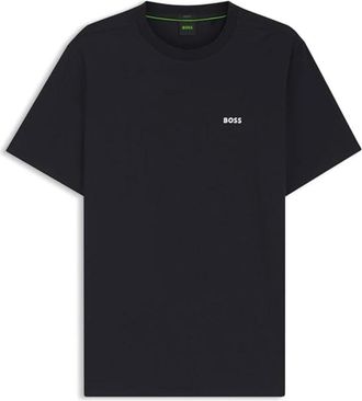 HUGO BOSS T-shirt - Heren - T-shirts - Blauw - 2XL - Katoen - Tops