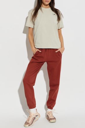 adidas ADIDAS By Stella McCartney T-shirt With Logo, Womens, Cream