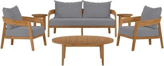 ModWay Brisbane 6-Piece Teak Outdoor Patio Set