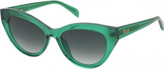 Tous Womens STOB86-540T52 STOB86 54 540T52 Sunglasses - Dark Green - One Size