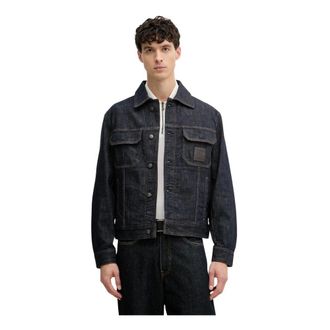 A|X Armani Exchange Jassen, Heren, Blauw, M, Denim, Denim Jassen
