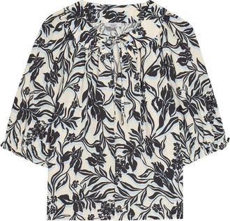 Rails Belina Floral-print Woven Blouse - Black - S (UK8-10 / S)