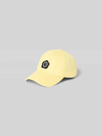Kenzo Basecap aus reiner Baumwolle in Hellgelb, Gr&ouml;&szlig;e 1