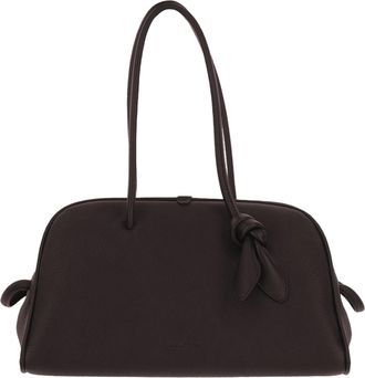 Jacquemus Calfskin Bag With Bow Detail And Structured Silhouette