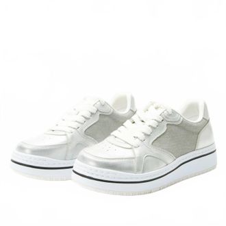 Alegria Womens Alyster Sneakers In Shimmer Silver