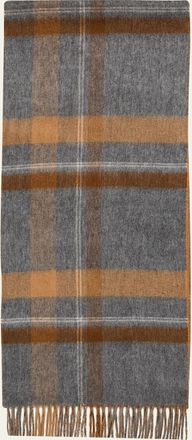 Begg x Co Mens Taransay Check Cashmere Scarf
