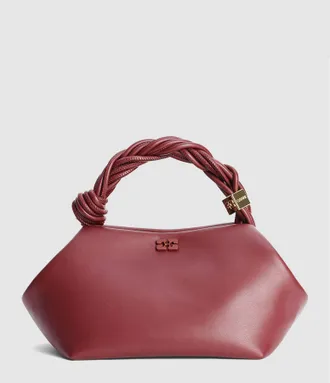 Ganni Sac Small Bou Bordeaux