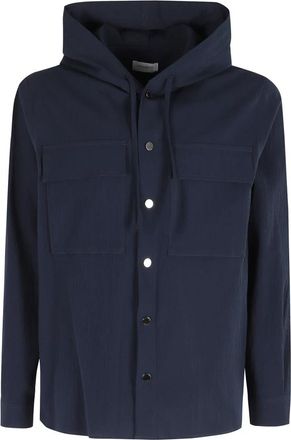 Paolo Pecora Overhemdjas - Heren - Zomerjassen - Blauw - M - Katoen - Jassen
