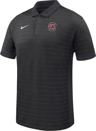 Nike South Carolina Sideline Victory Stripe Nike Mens Dri-FIT College Polo in Black | ZM03BGE643SCAR-BLK