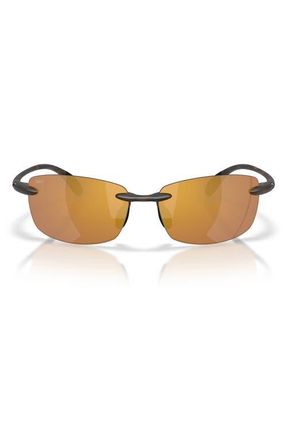 Costa Ballast 60mm Sunglasses in Matte Tortoise /Gold at Nordstrom