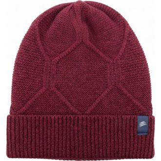 United By Blue The Softest Ultra cozy Yak Yarn with Diamond Cable Knit Beanie in Wine at Nordstrom