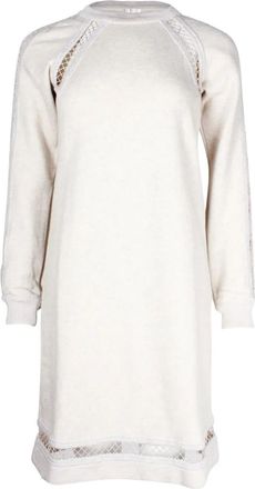 Chloé Abito modello felpa con dettaglio cut-out - Toni neutri