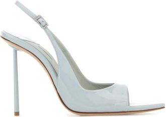Le Silla Light Blue Leather Heels